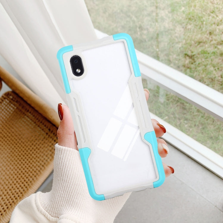 For Samsung Galaxy A01 Core TPU + PC + Acrylic 3 in 1 Shockproof Protective Case