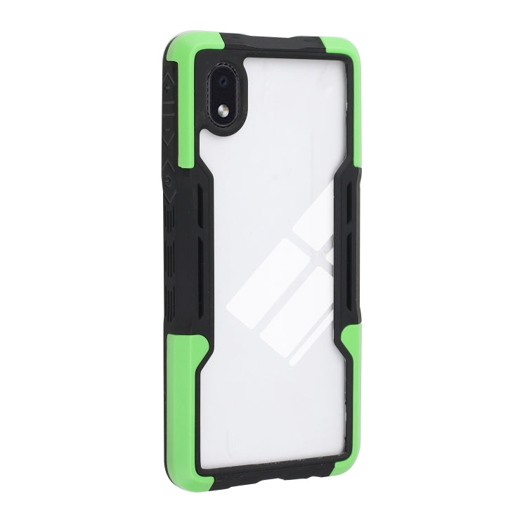 For Samsung Galaxy A01 Core TPU + PC + Acrylic 3 in 1 Shockproof Protective Case