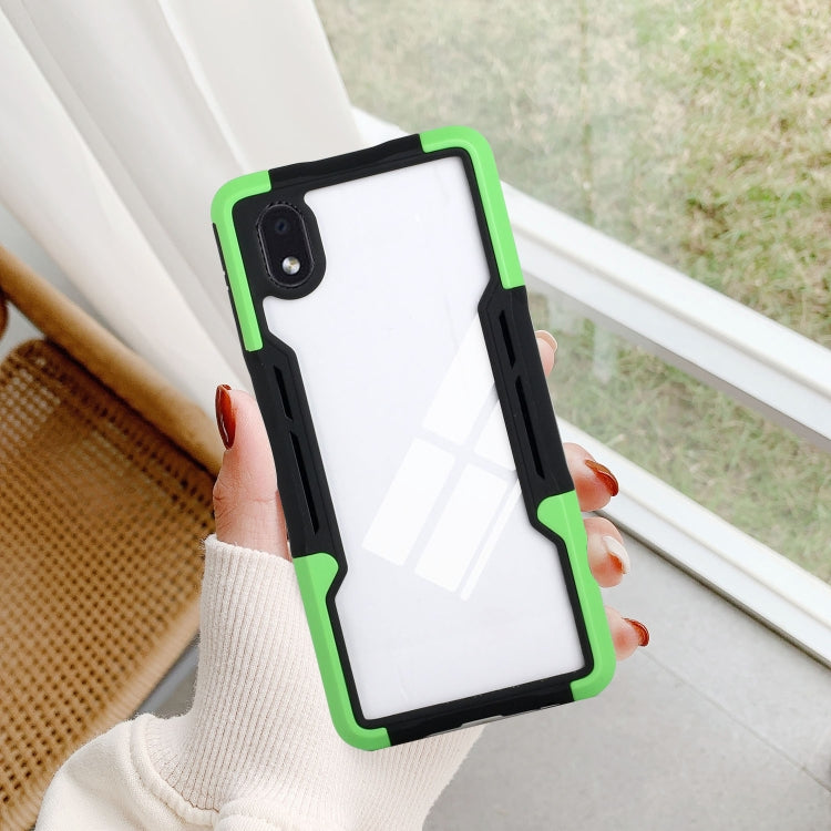 For Samsung Galaxy A01 Core TPU + PC + Acrylic 3 in 1 Shockproof Protective Case