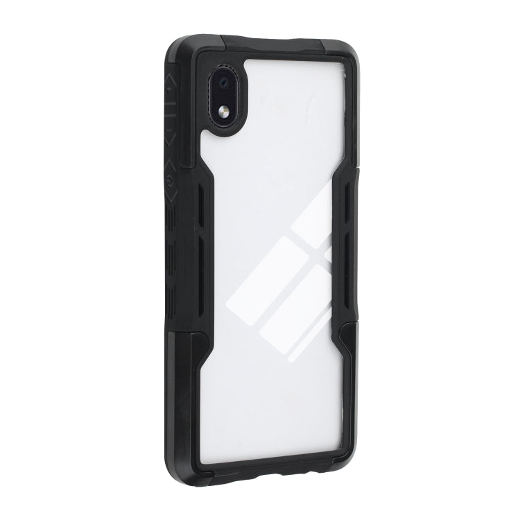 For Samsung Galaxy A01 Core TPU + PC + Acrylic 3 in 1 Shockproof Protective Case