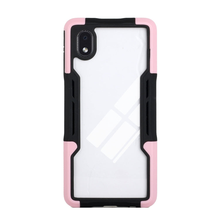 For Samsung Galaxy A01 Core TPU + PC + Acrylic 3 in 1 Shockproof Protective Case