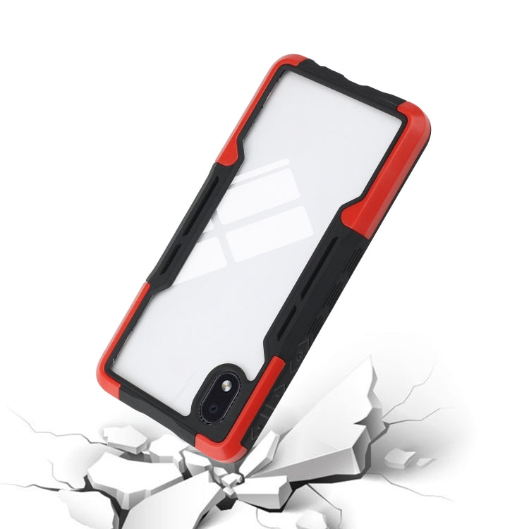 For Samsung Galaxy A01 Core TPU + PC + Acrylic 3 in 1 Shockproof Protective Case