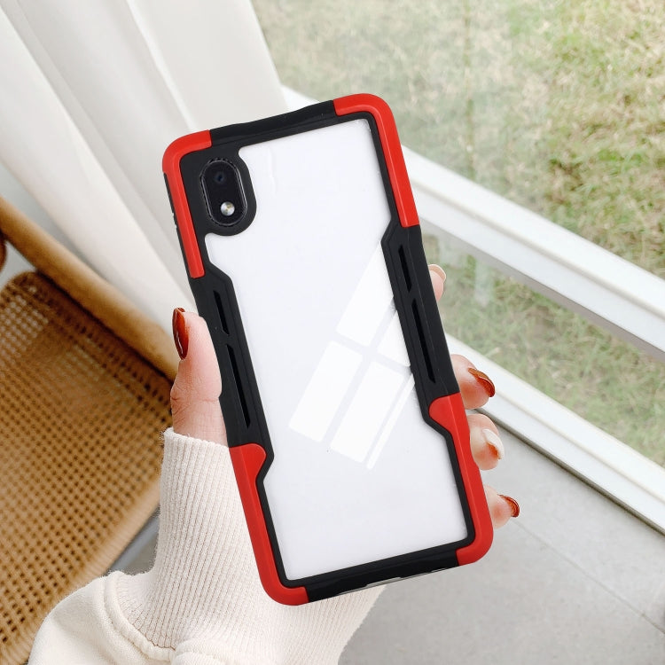 For Samsung Galaxy A01 Core TPU + PC + Acrylic 3 in 1 Shockproof Protective Case