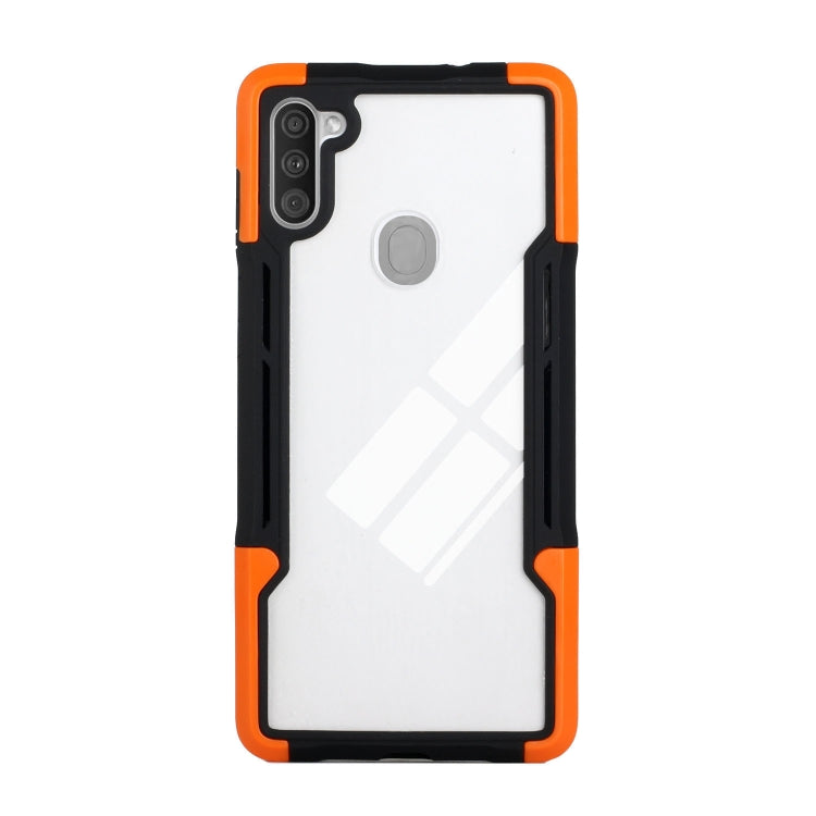 For Samsung Galaxy A11 TPU + PC + Acrylic 3 in 1 Shockproof Protective Case