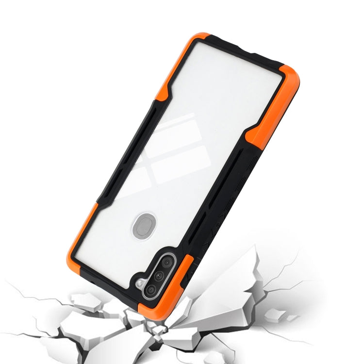 For Samsung Galaxy A11 TPU + PC + Acrylic 3 in 1 Shockproof Protective Case