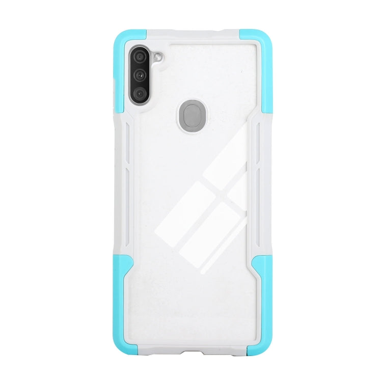 For Samsung Galaxy A11 TPU + PC + Acrylic 3 in 1 Shockproof Protective Case