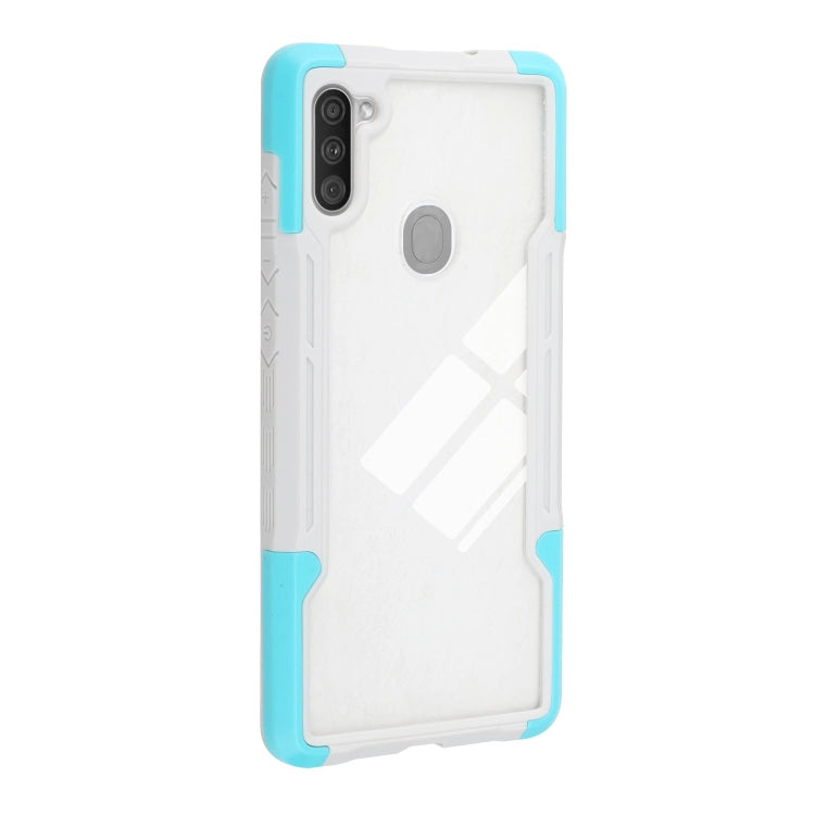 For Samsung Galaxy A11 TPU + PC + Acrylic 3 in 1 Shockproof Protective Case