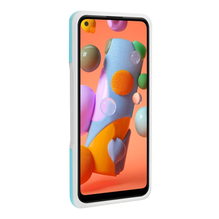For Samsung Galaxy A11 TPU + PC + Acrylic 3 in 1 Shockproof Protective Case