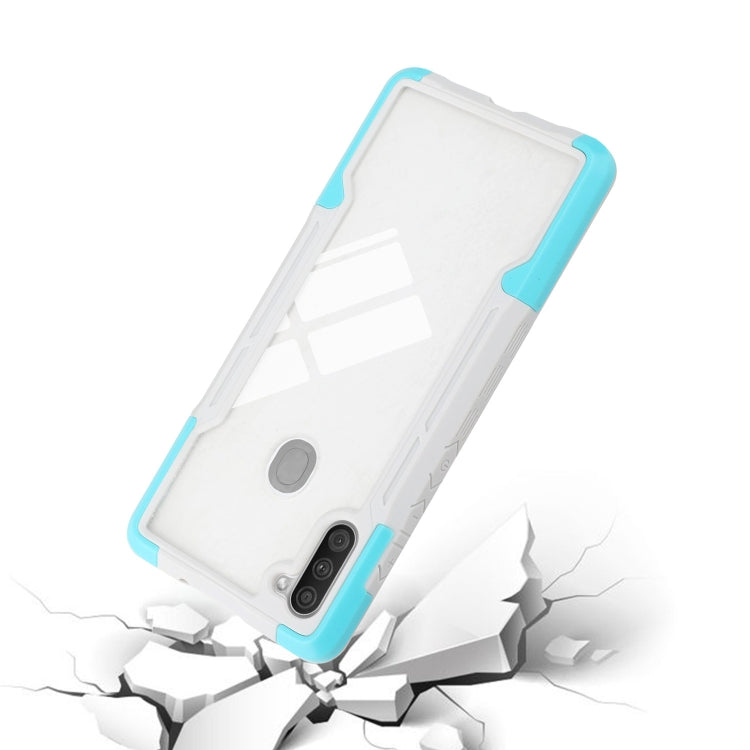 For Samsung Galaxy A11 TPU + PC + Acrylic 3 in 1 Shockproof Protective Case