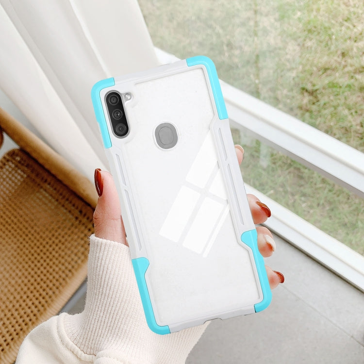 For Samsung Galaxy A11 TPU + PC + Acrylic 3 in 1 Shockproof Protective Case