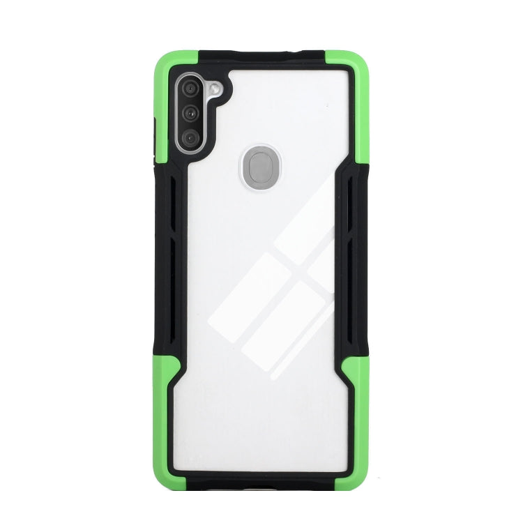For Samsung Galaxy A11 TPU + PC + Acrylic 3 in 1 Shockproof Protective Case