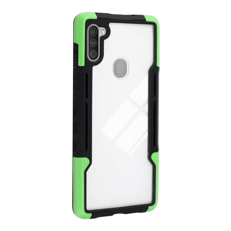 For Samsung Galaxy A11 TPU + PC + Acrylic 3 in 1 Shockproof Protective Case