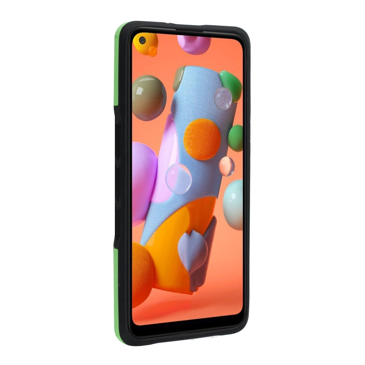 For Samsung Galaxy A11 TPU + PC + Acrylic 3 in 1 Shockproof Protective Case