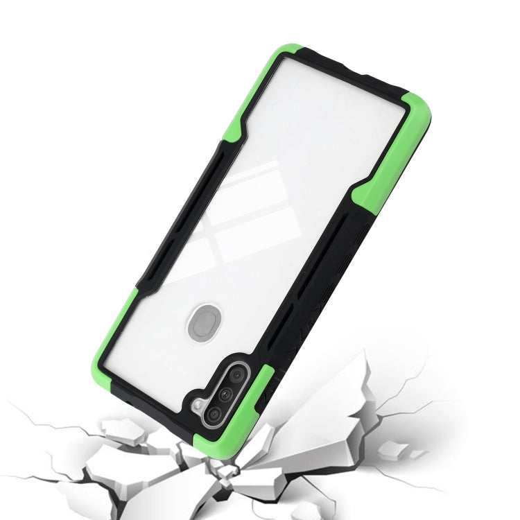For Samsung Galaxy A11 TPU + PC + Acrylic 3 in 1 Shockproof Protective Case