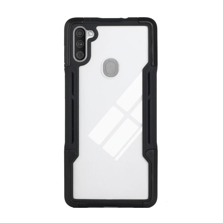 For Samsung Galaxy A11 TPU + PC + Acrylic 3 in 1 Shockproof Protective Case