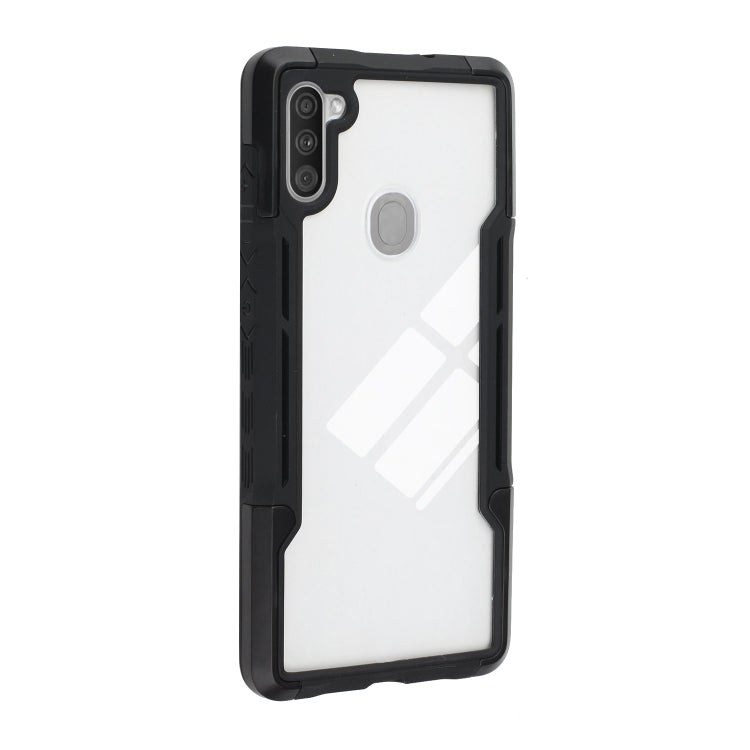 For Samsung Galaxy A11 TPU + PC + Acrylic 3 in 1 Shockproof Protective Case