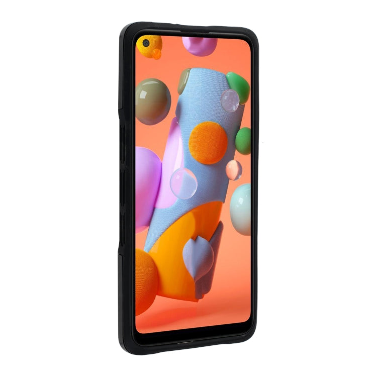 For Samsung Galaxy A11 TPU + PC + Acrylic 3 in 1 Shockproof Protective Case