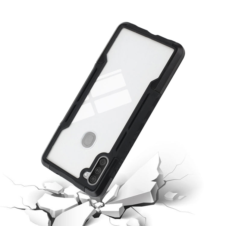 For Samsung Galaxy A11 TPU + PC + Acrylic 3 in 1 Shockproof Protective Case