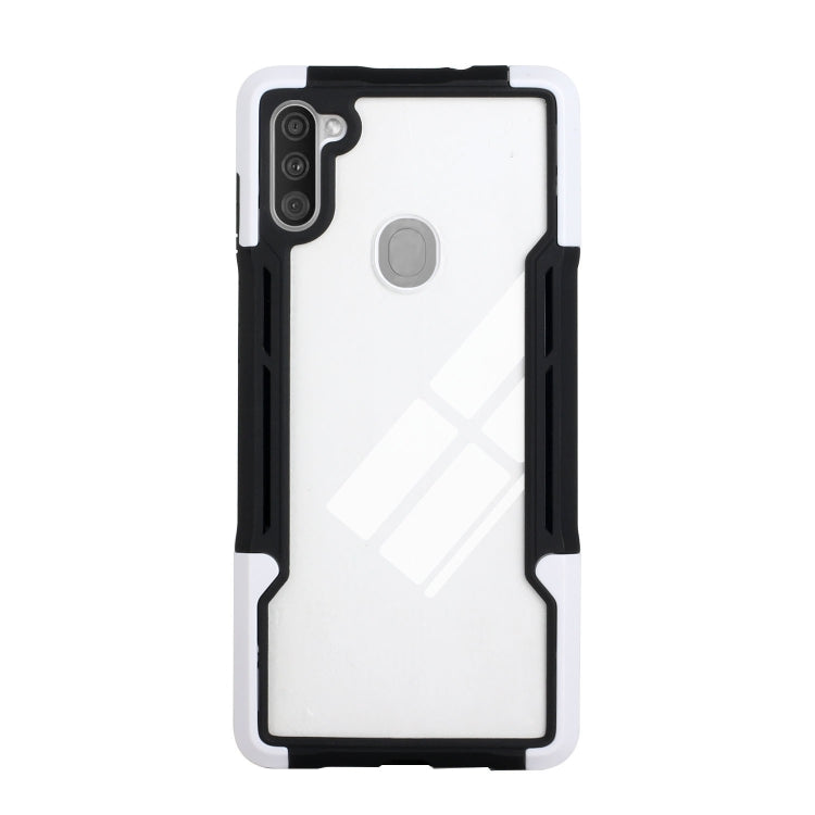 For Samsung Galaxy A11 TPU + PC + Acrylic 3 in 1 Shockproof Protective Case