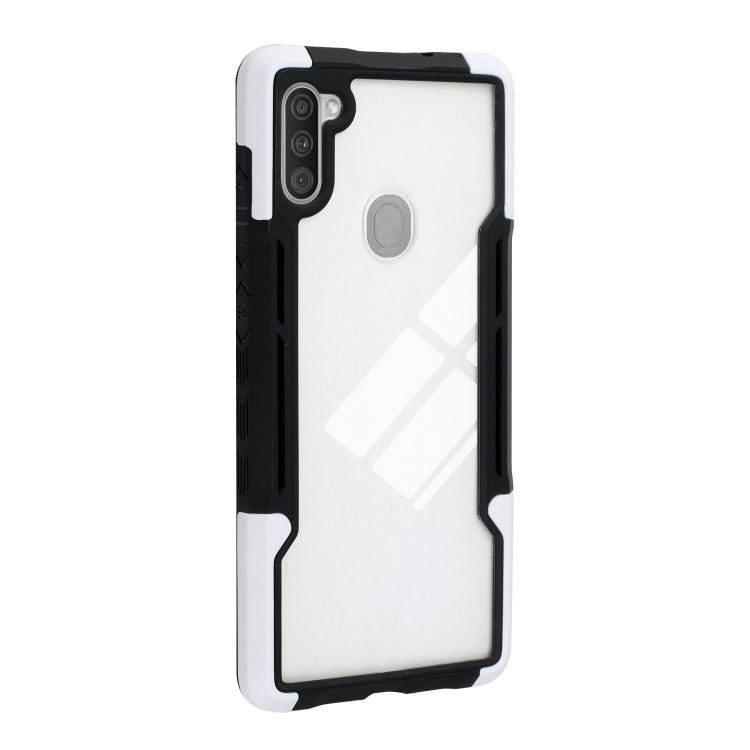 For Samsung Galaxy A11 TPU + PC + Acrylic 3 in 1 Shockproof Protective Case