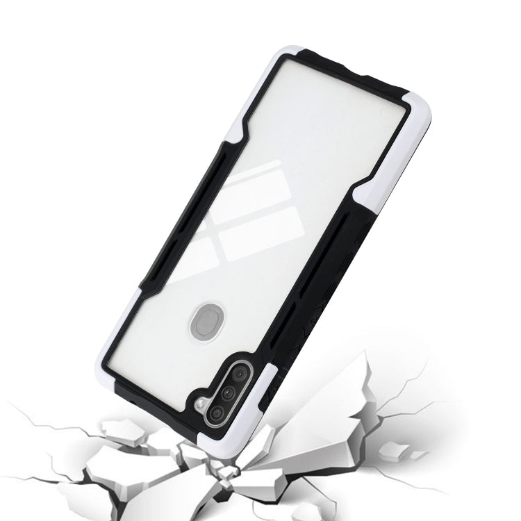 For Samsung Galaxy A11 TPU + PC + Acrylic 3 in 1 Shockproof Protective Case