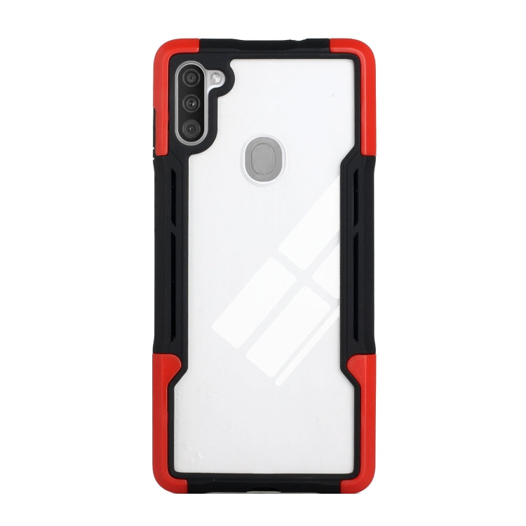 For Samsung Galaxy A11 TPU + PC + Acrylic 3 in 1 Shockproof Protective Case