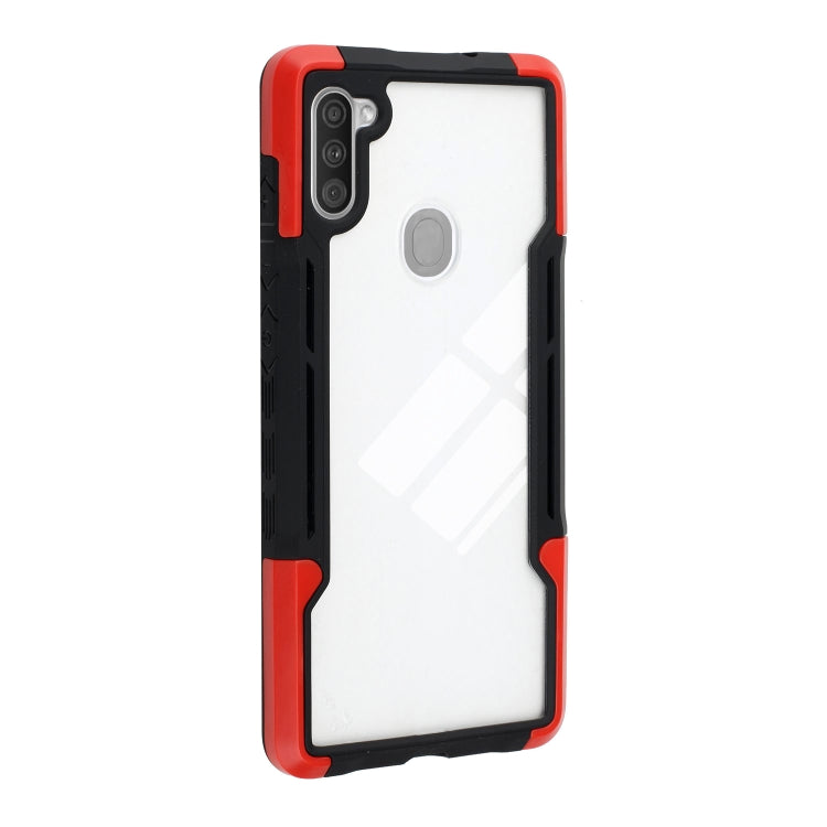 For Samsung Galaxy A11 TPU + PC + Acrylic 3 in 1 Shockproof Protective Case