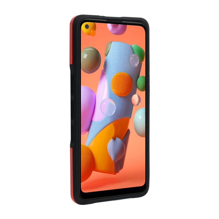 For Samsung Galaxy A11 TPU + PC + Acrylic 3 in 1 Shockproof Protective Case