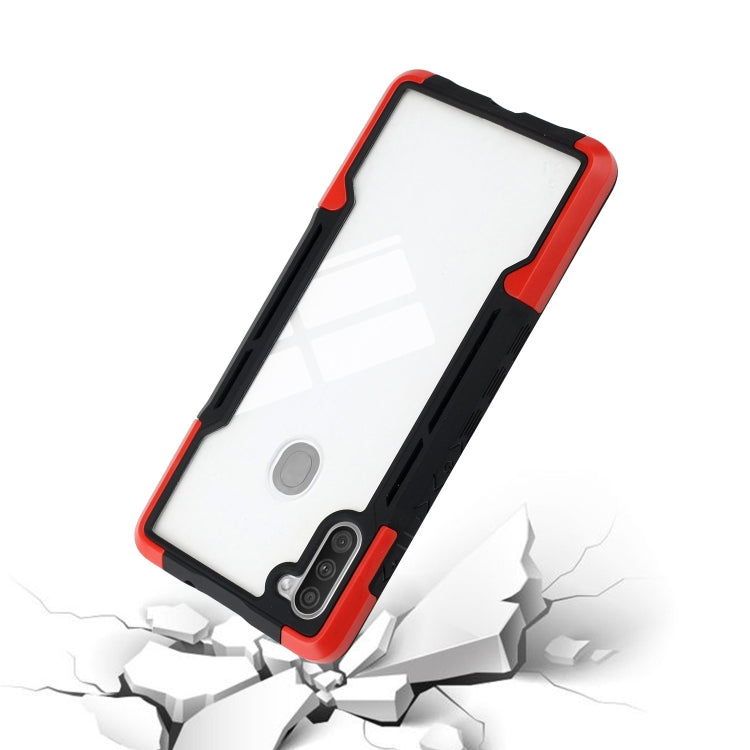 For Samsung Galaxy A11 TPU + PC + Acrylic 3 in 1 Shockproof Protective Case