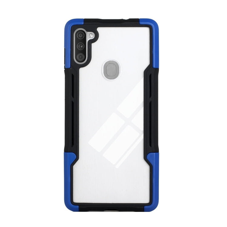 For Samsung Galaxy A11 TPU + PC + Acrylic 3 in 1 Shockproof Protective Case