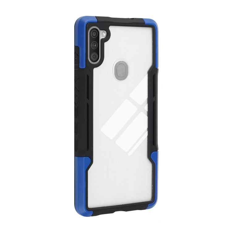 For Samsung Galaxy A11 TPU + PC + Acrylic 3 in 1 Shockproof Protective Case