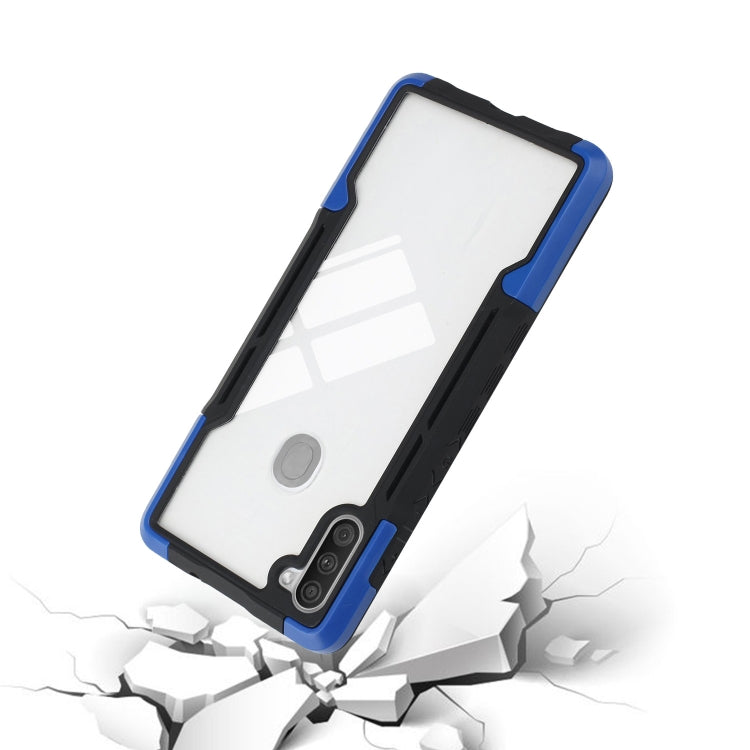 For Samsung Galaxy A11 TPU + PC + Acrylic 3 in 1 Shockproof Protective Case