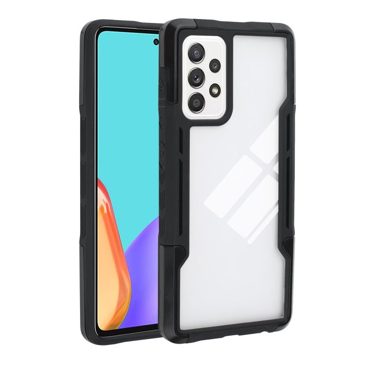 For Samsung Galaxy A12 TPU + PC + Acrylic 3 in 1 Shockproof Protective Case
