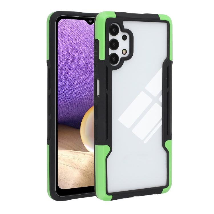 For Samsung Galaxy A32 TPU + PC + Acrylic 3 in 1 Shockproof Protective Case