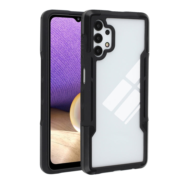 For Samsung Galaxy A32 TPU + PC + Acrylic 3 in 1 Shockproof Protective Case