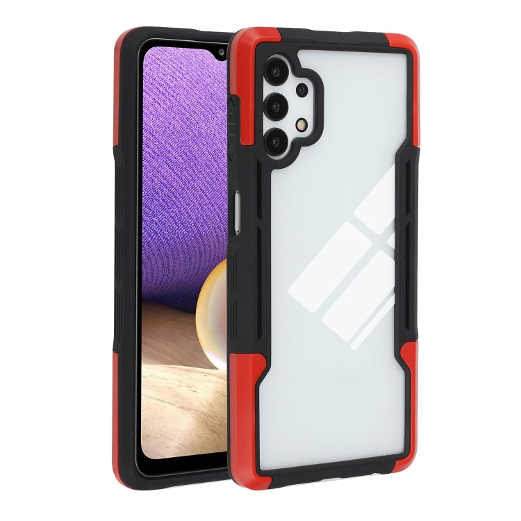 For Samsung Galaxy A32 TPU + PC + Acrylic 3 in 1 Shockproof Protective Case