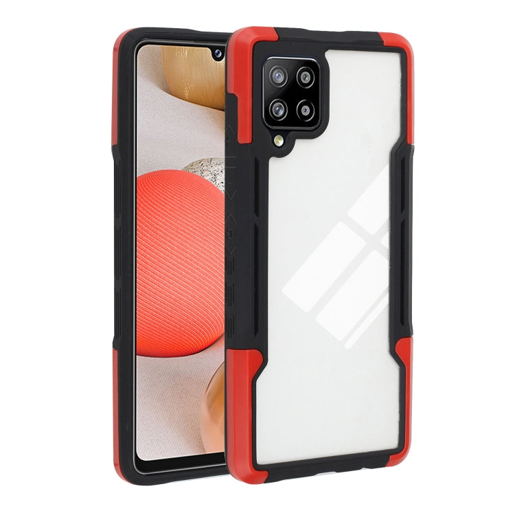 For Samsung Galaxy A42 TPU + PC + Acrylic 3 in 1 Shockproof Protective Case