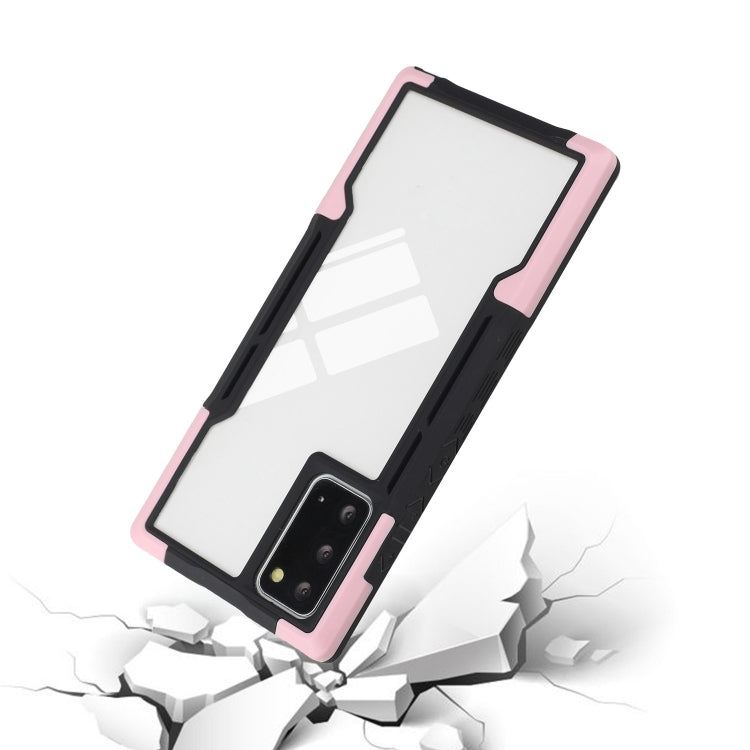 For Samsung Galaxy Note20 TPU + PC + Acrylic 3 in 1 Shockproof Protective Case