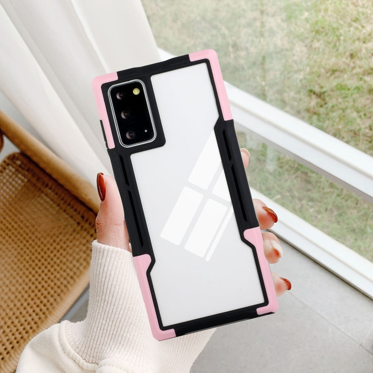 For Samsung Galaxy Note20 TPU + PC + Acrylic 3 in 1 Shockproof Protective Case