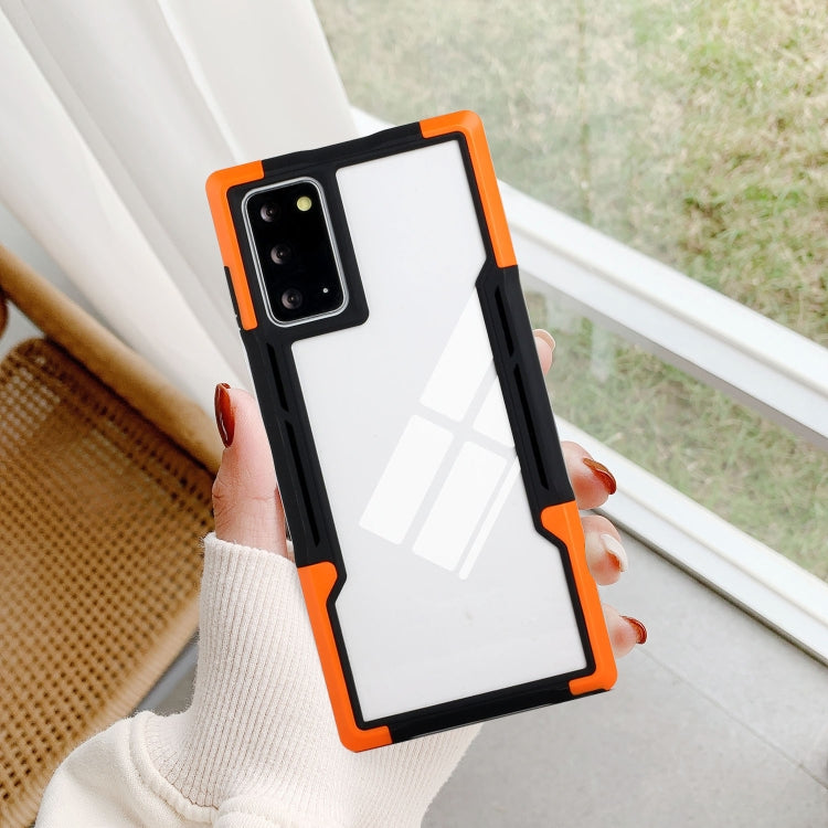 For Samsung Galaxy Note20 Ultra TPU + PC + Acrylic 3 in 1 Shockproof Protective Case