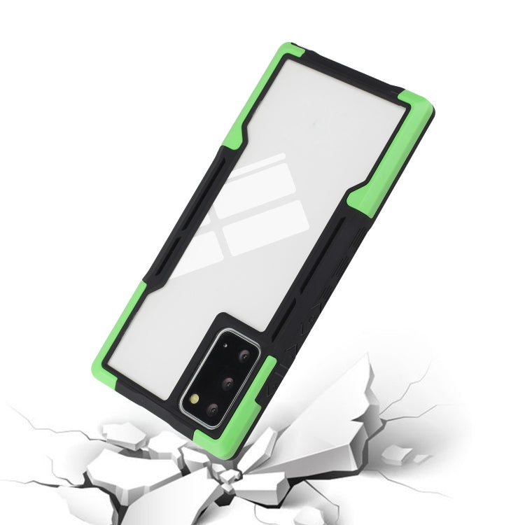 For Samsung Galaxy Note20 Ultra TPU + PC + Acrylic 3 in 1 Shockproof Protective Case