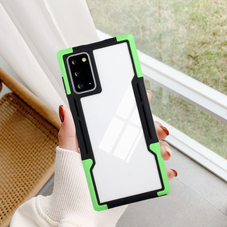 For Samsung Galaxy Note20 Ultra TPU + PC + Acrylic 3 in 1 Shockproof Protective Case