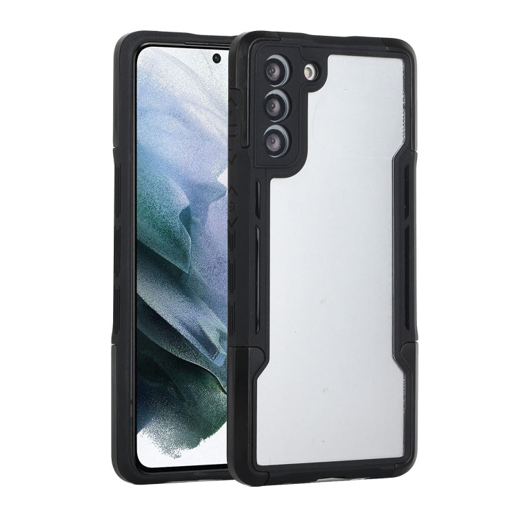 For Samsung Galaxy S21 5G TPU + PC + Acrylic 3 in 1 Shockproof Protective Case