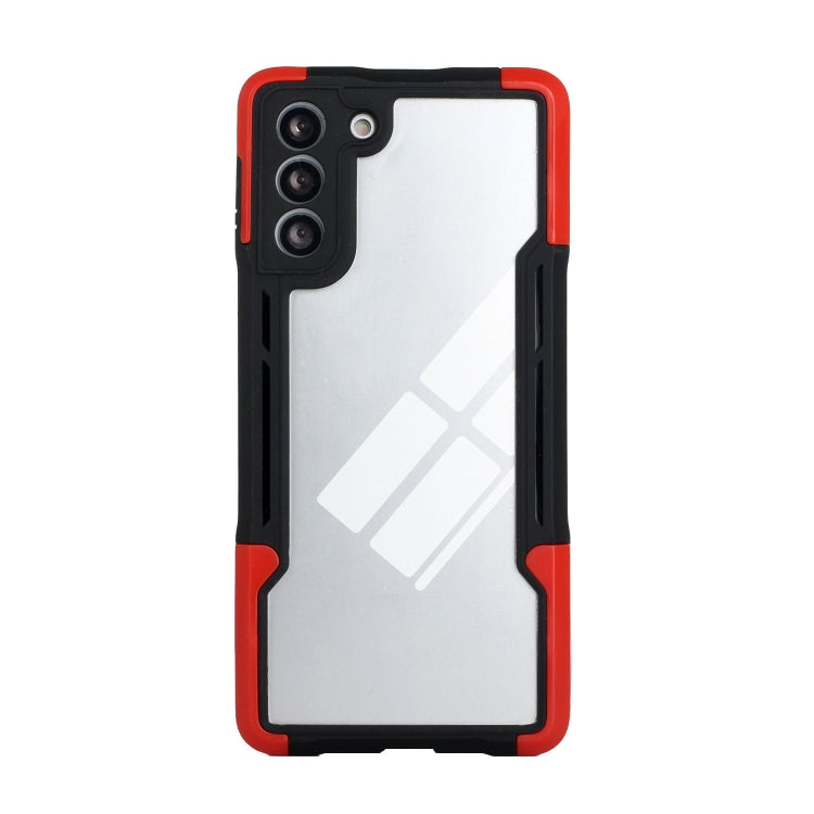 For Samsung Galaxy S21 5G TPU + PC + Acrylic 3 in 1 Shockproof Protective Case
