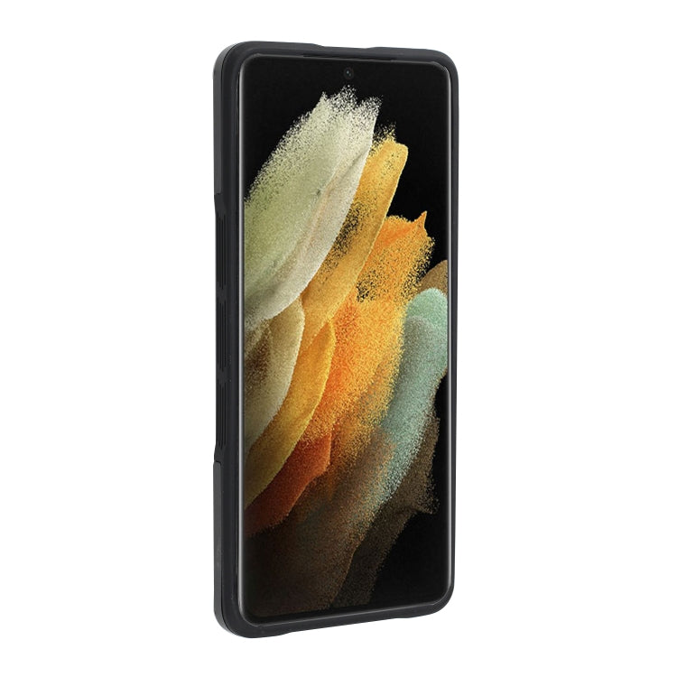 For Samsung Galaxy S21 Ultra 5G TPU + PC + Acrylic 3 in 1 Shockproof Protective Case