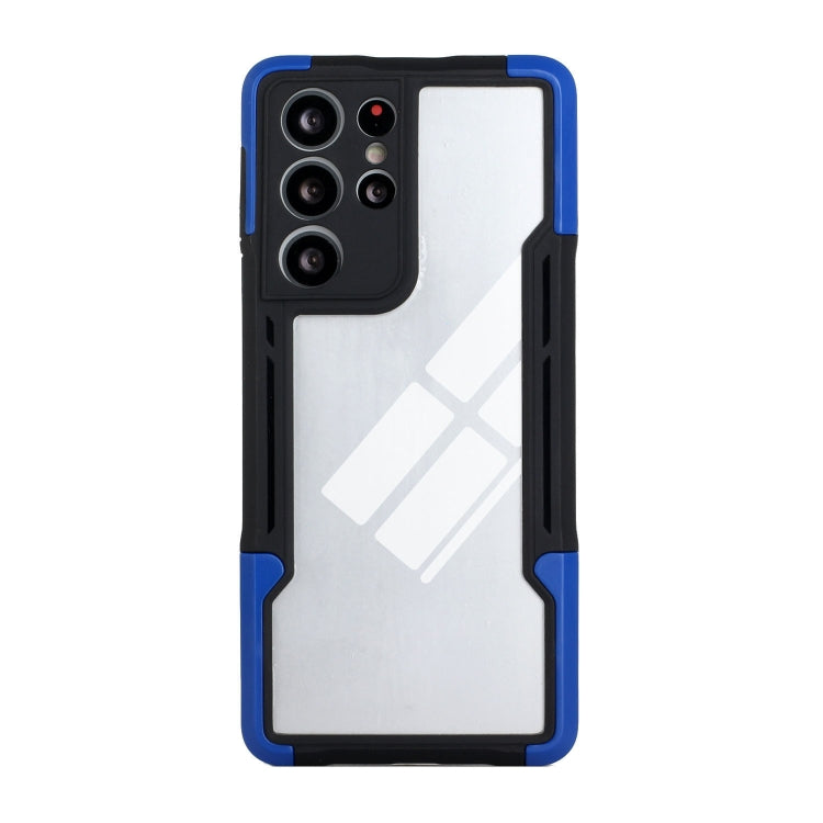 For Samsung Galaxy S21 Ultra 5G TPU + PC + Acrylic 3 in 1 Shockproof Protective Case