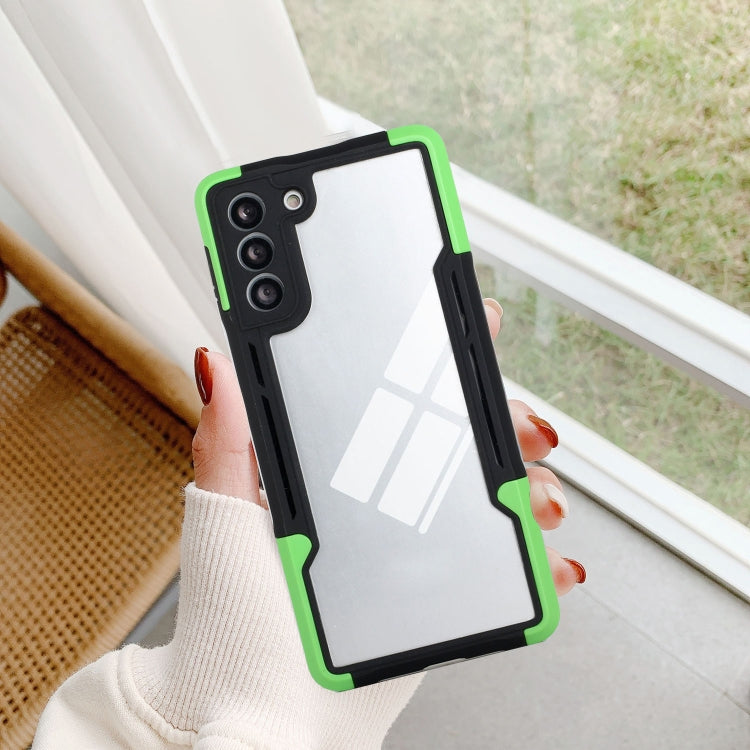 For Samsung Galaxy S21+ 5G TPU + PC + Acrylic 3 in 1 Shockproof Protective Case