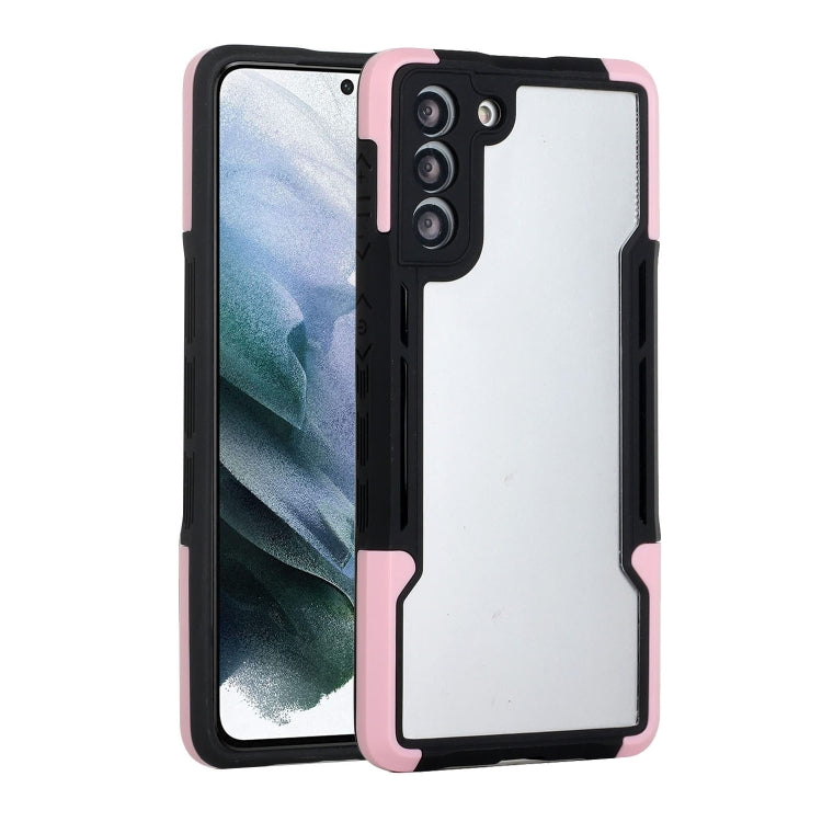 For Samsung Galaxy S21+ 5G TPU + PC + Acrylic 3 in 1 Shockproof Protective Case