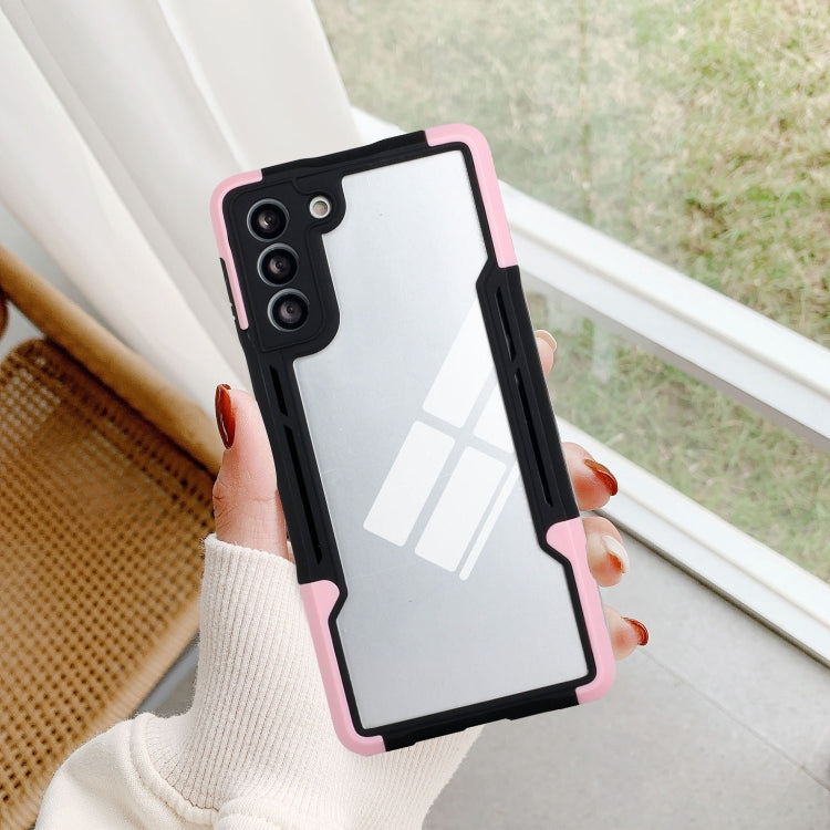 For Samsung Galaxy S21+ 5G TPU + PC + Acrylic 3 in 1 Shockproof Protective Case