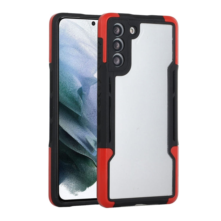 For Samsung Galaxy S21+ 5G TPU + PC + Acrylic 3 in 1 Shockproof Protective Case